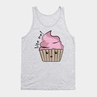 Bite me cupcake Tank Top